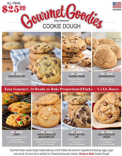 GOURMET GOODIES COOKIE DOUGH $25