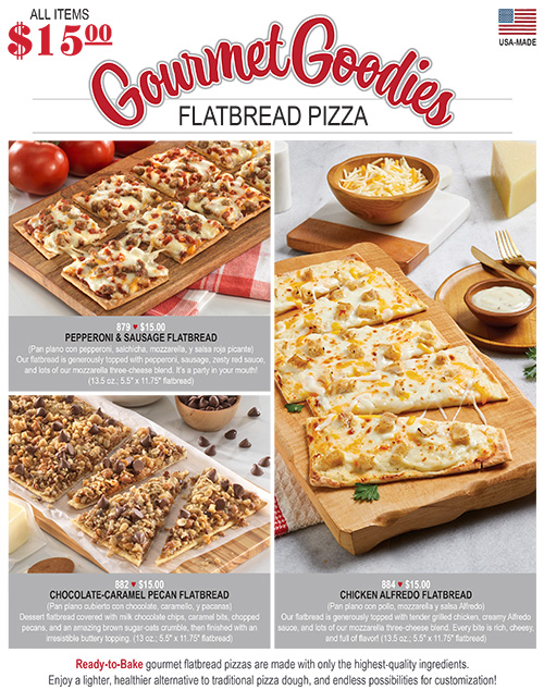 GOURMET GOODIES FLATBREAD 