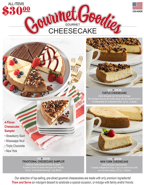 GOURMET GOODIES GOURMET CHEESECAKES
