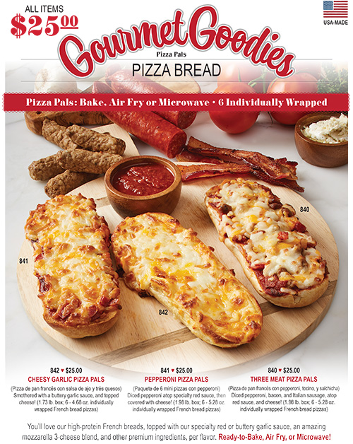 GOURMET GOODIES PIZZA 