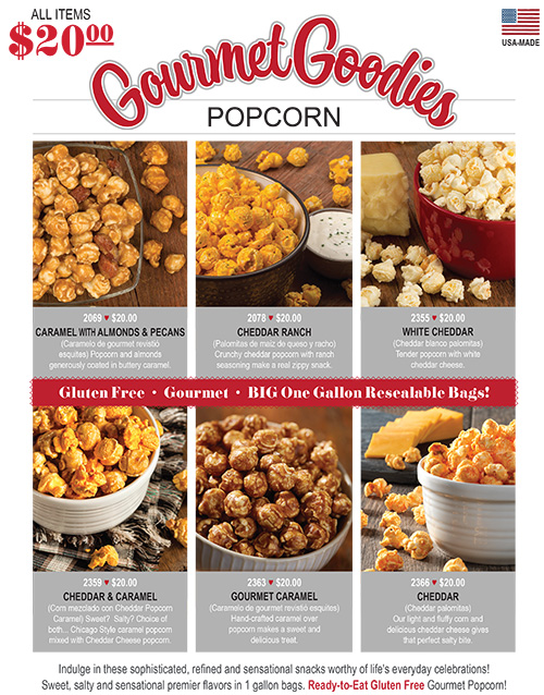 GOURMET GOODIES POPCORN