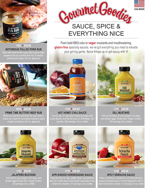 GOURMET GOODIES SAUCE, SPICE & EVERYTHING NICE