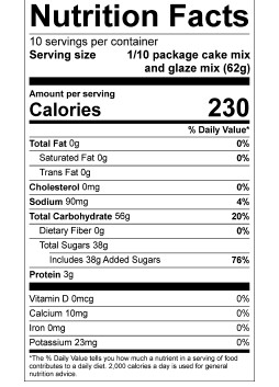 Meyer Lemon Pound Cake Mix