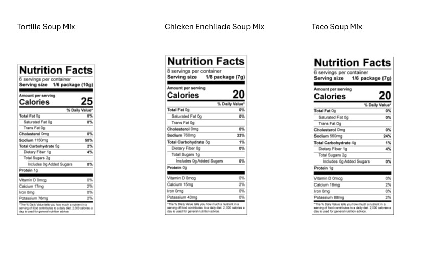 Fiesta Soup Trio Mix