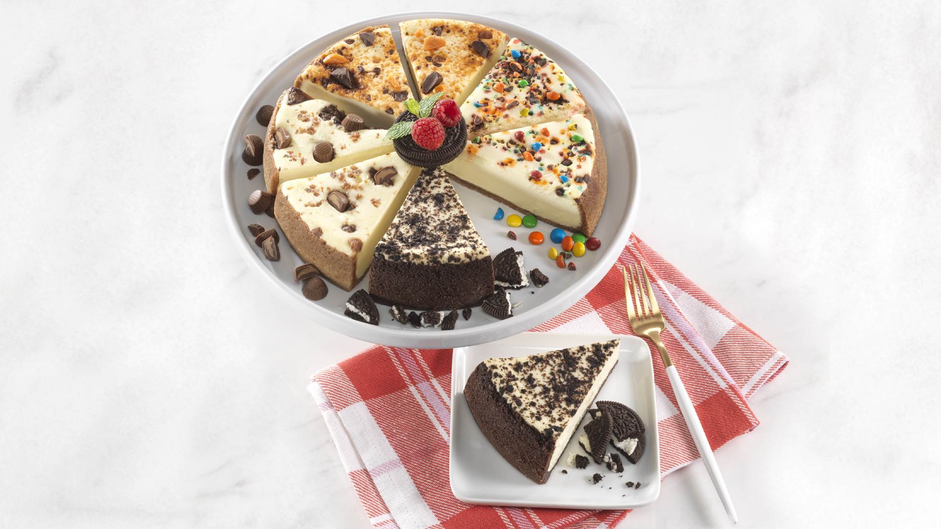 Candy Cheesecake Sampler 