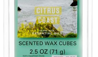 CITRUS COAST SCENTED WAX CUBES 2.5 OZ