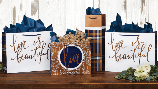 LOVE IS BEAUTIFUL GIFT BAGS - SET OF 4