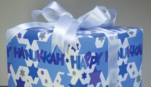 HAPPY HANUKKAH WRAP