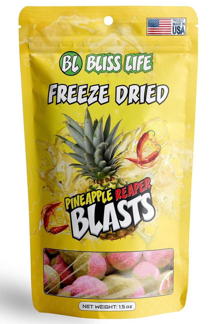 Pineapple Reaper Blasts Freeze Dried Candy