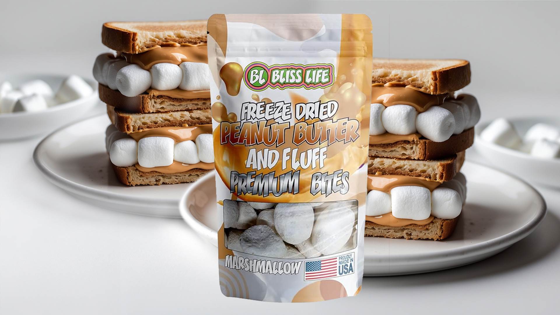 Peanut Butter & Marshmellow Bites