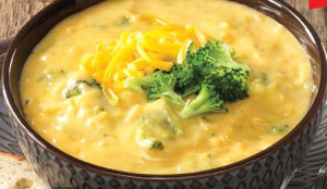 Broccoli, Rice & Cheese Soup
