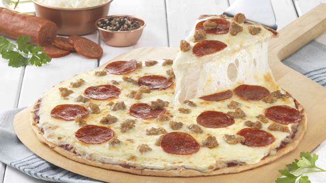 Sausage & Pepperoni Pizza 