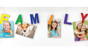 FAMILY SHADOW BOX WALL DECOR (J905)